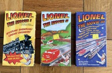 Vintage 1997-1998 Lionel Trains The Movie I, II And III VHS Complete Set picture