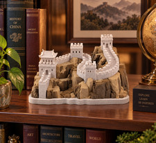 Great Wall of China Model Fortress Mountain Display Decor 3D Printed  picture