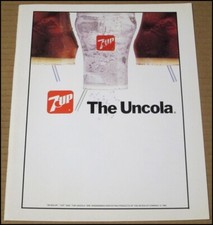 1985 Seven-Up 7 Up Print Ad Advertisement The Uncola 7up Lemon-Lime Vintage picture