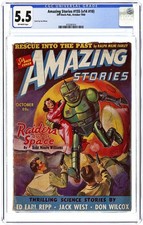 Amazing Stories Pulp Vol. 14 #10 CGC 5.5 1940 4752581014 picture