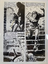 Hallucinations: Abandon All Hope Original Comic Art 1973 🔥🔥🔥 Horror Published picture