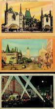Three Hollywood California Vintage Postcards - AA-2 picture