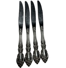 (4) Oneida ComPLANTATION Stainless Serrated Steak/ Butter knives Hollow Handle picture