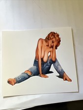 Pinup Girl Marilyn Monroe VINYL STICKER Decal  3x3 picture