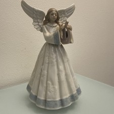Lladro Angel Heavenly Harpist Figurine/Tree Topper #5830 no box picture