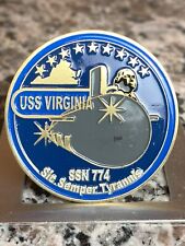 USS Virginia SSN 774 Medal Coin Commissioned October 23, 2004 Norfolk, VA picture