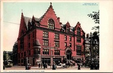 c1906 YMCA Young Men's Christian Association Boston Massachusetts MA Postcard picture