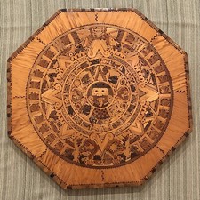 ALFONSO JURADO e HIJOS OCTAGON AZTEC CALENDAR (3,000) Pieces - HAND MADE - EXCEL picture