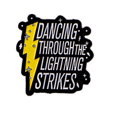 Dancing through the Lightning Enamel Pin Lapel Pins for Backpacks Brooches For picture