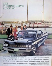 Original 1960 Buick Ad: Electra 225 Riviera Sedan Wildcat V8 Car Marina Boat picture