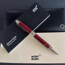 HOT DEAL  Montblanc John F Kennedy Burgundy Red Ballpoint Pen Luxury Gift NIB picture