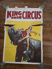 King Bros Vintage Circus Poster picture