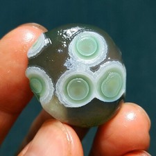 Rare13G Natural Gobi agate eye Agate Madagascar 42A58+ picture