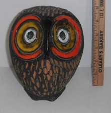Scarce Vintage MCM Bitossi Big Eyed Ceramic Owl picture