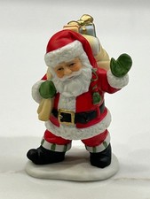 Vintage 1996 Lefton Colonial Village Santa with Bag of Toys picture