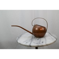 Vintage 1930s Revere Rome NY Copper Watering Can Art Deco Spherical Plant Mister picture