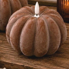 2026 Viral Hobby Lobby Pumpkin Candle LED Battery Flame Fall Nicked picture