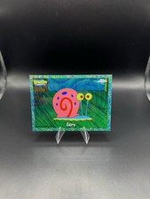 2025 Topps Chrome SpongeBob SquarePants Gary FlowerCroudFractor /75 picture
