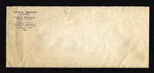 John W. Bricker Governor of Ohio Envelope From the Late 1930's - 40's picture