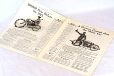 1913 Yale Toledo Motorcycle 1912 DUAL PAGE Consolidated Mfg Co Advertisement picture