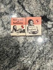 Vintage Safeway Matchbooks 'Food is First at Safeway' picture