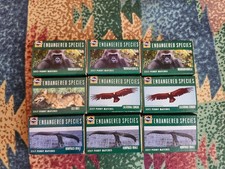 Diamond Collectible Penny Matches - Endangered Species -Set of 9 from year 2000 picture