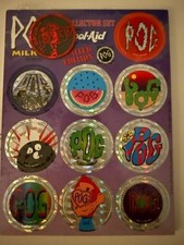 NEW Sealed MINT 1995 Kool-Aid Collector Set POG MilkCap Set Big Man Slammer picture