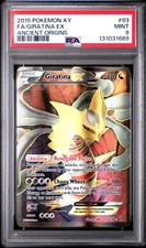PSA 9 GIRATINA EX 93/98 | XY Ancient Origins Full Art Pokemon Card picture