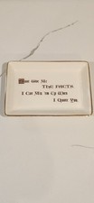 VTG 1960 Delano Studios Humorous Parody Porcelain Tray 