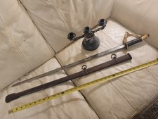 Extremely beautiful set of saber with candlestick, Pre WW1, antique picture