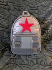 Loungefly Marvel Winter Soldier Cosplay Mini Backpack NWT picture
