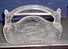 VINTAGE CROWN CRYSTAL 1932 SYDNEY HARBOUR BRIDGE OPENING GLASS DISH AUSTRALIAN picture
