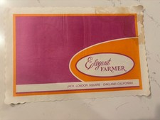 Vintage Elegant FARMER JACK LONDON SQUARE OAKLAND CA  Paper Placemat picture