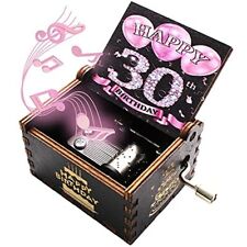 Wooden Music Box- Happy Birthday Music Box Gifts for 30th Birthday 30 Years O... picture