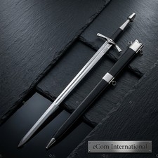 Premium Hand Forged 15th Century Medieval Renaissance Long Sword With Scabbard picture