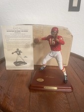Danbury Mint Len Dawson Figurine, Kansas City Chiefs, box/ Styrofoam/ Instuction picture