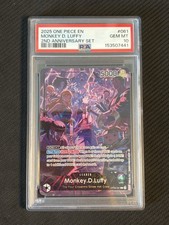 Monkey D Luffy Leader 2nd Anniversary Set OP09-061 - PSA 10 - One Piece picture