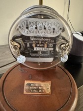 Original 1920 Residential Electric Meter Westinghouse picture
