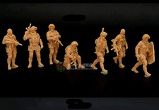 1/72 1/87 1/64 Modern (SWAT) Special Weapons And Tactics Unit 7pcs Soldier picture