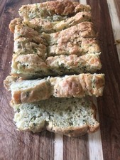 Homemade Zucchini Buttermilk Bread with Cheddar and Chives * Fall Favorite picture