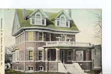 Residence of Dr. Robert Sheetz, Orrick, Mo. Missouri Postcard. Near Liberty picture