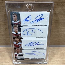 Panini Prizm FIFA World Cup 2026 Germany Quad Auto OS-GER Podolski Kroos picture