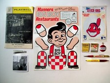 Ten Vintage 1960s/1970s Cleveland (OH) Items -Barnaby, Indians, Manners and More picture