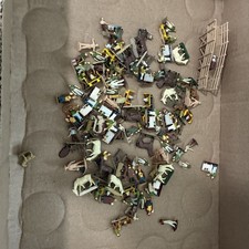 Vintage Miniature Toy Farm Animals People Figurines and Accessories picture