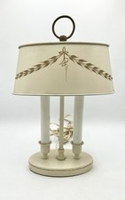 Vintage French-Style Toleware/Bouillotte Table Lamp w/Shade Restoration or Parts picture