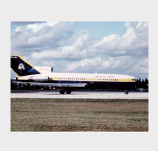 Boeing 727-35 GULF AIR N4620 8X10 PHOTO AIRCRAFT AVIATION picture