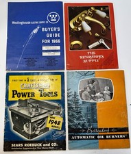 Sears Roebuck Craftsman Power Tools Catalog 1948 -Westinghouse Buyers Guide READ picture