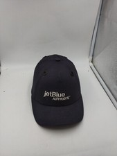 Vintage Jetblue Airways Logo Hat With Hard Hard Inisde Of It picture