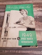1949 Space Maker Refrigerator User Manual Booklet Pamphlet Vintage MCM picture