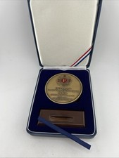 IAFF 50 Year Lifetime Membership Award Local 42 Challenge Coin with Stand RARE picture